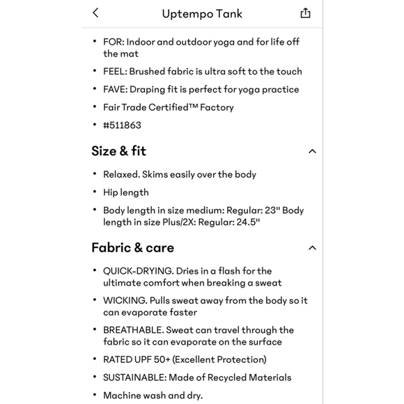 Women's Athleta Uptempo Tank Top S Coral - Picture 7 of 7